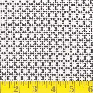  45 Wide Square Dots White Fabric By The Yard Arts 