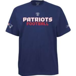  Men`s New England Patriots Navy Sideline Orbital Tshirt 