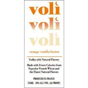  Voli Orange Vanilla Fusion Vodka 750ml 750 ml Grocery 