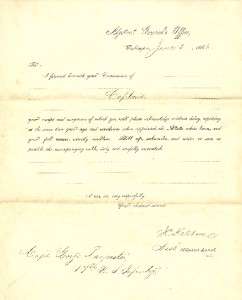   Documents of One Maine Civil War Vet 17th US Regular Infantry  