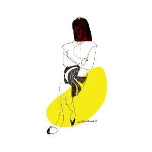  Limited Edition Giclee Print Sitting People #010