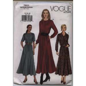  Womens Ladies Vogue Dress Pattern New Un Cut Arts 