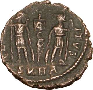 CONSTANTIUS II 337AD LEGIONS Authentic Ancient Roman Coin Soldiers 