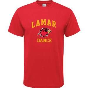    Lamar Cardinals Red Youth Dance Arch T Shirt