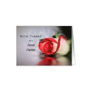  Employee Thank You Card with Rose Card Health & Personal 