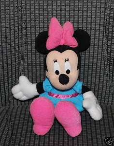 Walt Disney Stuffed Plush Toy Minnie Mouse Doll Mattel  