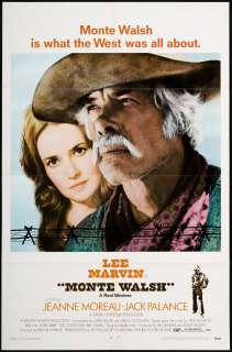 Monte Walsh 1970 Original Movie Poster   Lee Marvin  