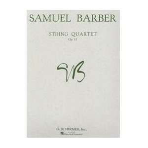  Barber String Quartet, Op. 11, Set Of Parts Musical 