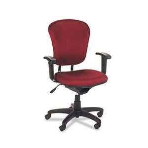  VL600 Series Mid Back Swivel/Tilt Task Chair, Burgundy 