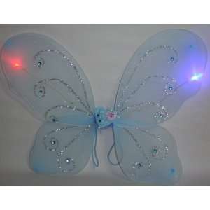  Lighted Butterfly Wings   Blue Toys & Games