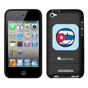  Smiley World Cuban Flag on iPod Touch 4g Greatshield Case 