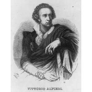 Count Vittorio Alfieri,1749 1803,Italian dramatist,founder of Italian 