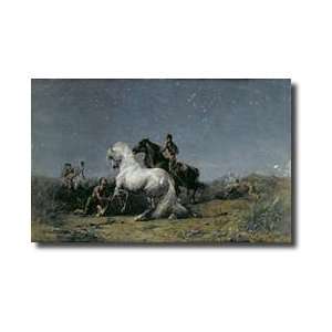  The Horse Thieves 19th Century Giclee Print