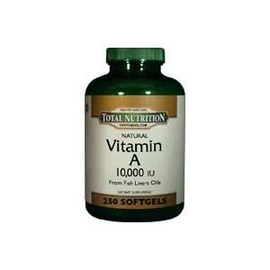  Vitamin A Capsules 10,000 I.U.   250 Softgels Health 