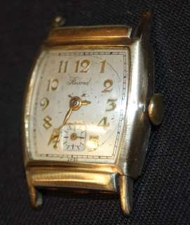 Vintage Record Watch Co. 17 Jewel Movement and nice Case  
