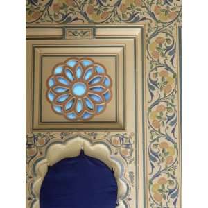 Detail, the Shiv Niwas Palace Hotel, Udaipur, Rajasthan State, India 
