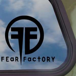   Factory Black Decal Metal Rock Band Window Sticker
