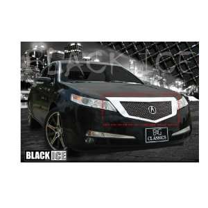  ACURA TL 2009 2011 HEAVY MESH BLACK ICE UPPER GRILLE GRILL 