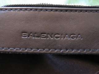 BALENCIAGA suede black multi zip first bag SO RARE TPF  