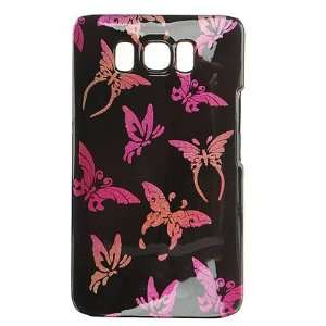   Design Case for HTC HD2 / Glitter Butterfly Cell Phones & Accessories