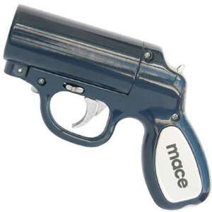  Blue/Black Mace® Pepper Gun   Trigger Activated LED Light 