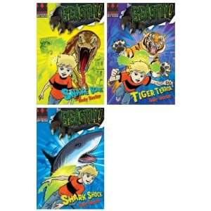  Andy Baxter Beastly 3 books pack (Tiger Terror / Snake 