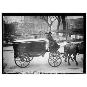  Photo J.P. Morgan hearse, Stuyvesant Sq. 1913
