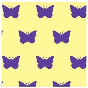  Butterfly Lemon with Grape   Kiwi Embroidery Paper   One 8 