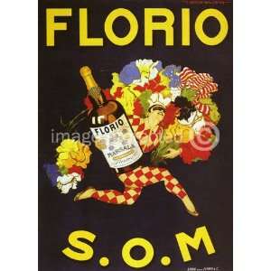 Florio Marsala SOM Vintage Advertising Poster   11 x 17 Inch Poster 