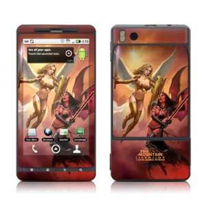 Angel vs Demon Skin Decal Sticker for Motorola Droid X 