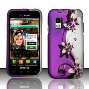  PURPLE VINES Hard Rubber Feel Plastic Design Case for 