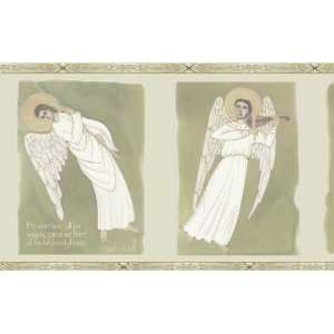  Angelic Praise Grape Leaf Wallpaper Border by Writings on 