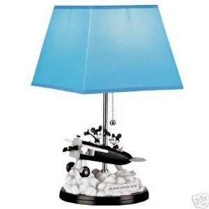 MICKEY pLAnE crAZy Desk Table Lamp RETIRED NIB  
