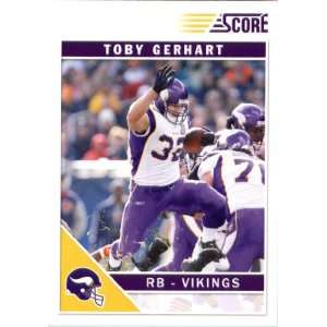  2011 Score #166 Toby Gerhart   Minnesota Vikings (Football 