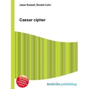 Caesar cipher Ronald Cohn Jesse Russell  Books