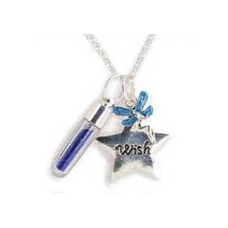 Wish Star Fairy Dust Necklace   Blue by BBMOON