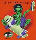 Vintage 1990s Alienwalk Airwalk Skateboarding t shirt Orange Size 