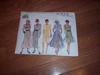 vogue Sewing Pattern 1147 14 16 18 90s Summer DRESS Vintage Clothing 