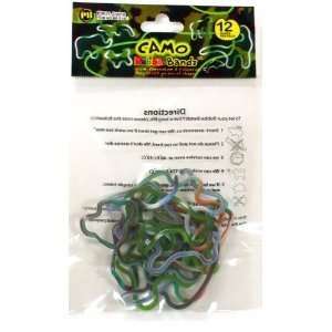   Bandz Shaped Rubber Bands Bracelets 12Pack Camo Animal Toys & Games