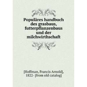    Francis Arnold], 1822  [from old catalog] [Hoffman Books