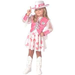  Barbie Cowgirl Costume   Size Medium Toys & Games