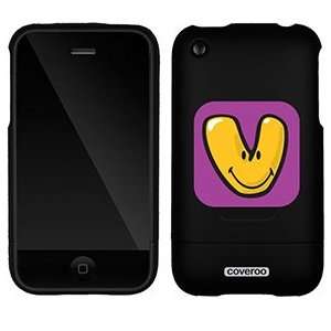  Smiley World Monogram V on AT&T iPhone 3G/3GS Case by 