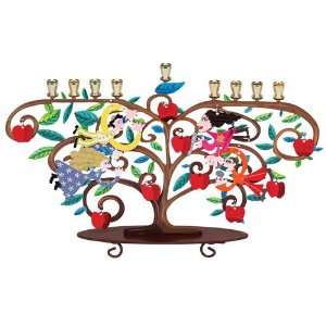    Metal Tree of Life Hanukkah Menorah By Karen Rossi 