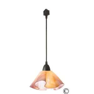  Radiance Lily Track Lighting Pendant with Pink Bisque 