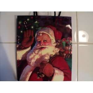  Jolly St. Nick Amscan Santa Gift Bag 4.5 X 8 X 9.5 Party 
