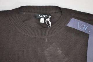 Authentic $335 Versace VJC Wool Crewneck Pullover Sweater US L EU 52 