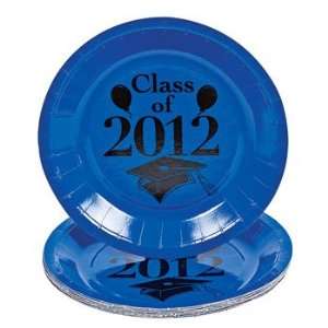  Class Of 2012 Dessert Plates   Blue   Tableware & Party 