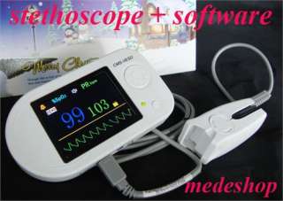 Visual Electronic Stethoscope ECG PR SpO2 PC software  