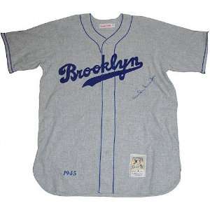 Duke Snider Brooklyn Dodgers Autographed 1945 Mitchell and Ness Road 