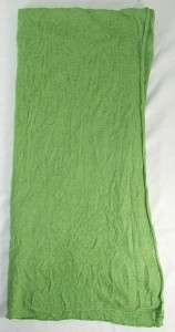 Charter Club Womens Thin Knit Scarf Shawl Wrap Apple Mint Green  